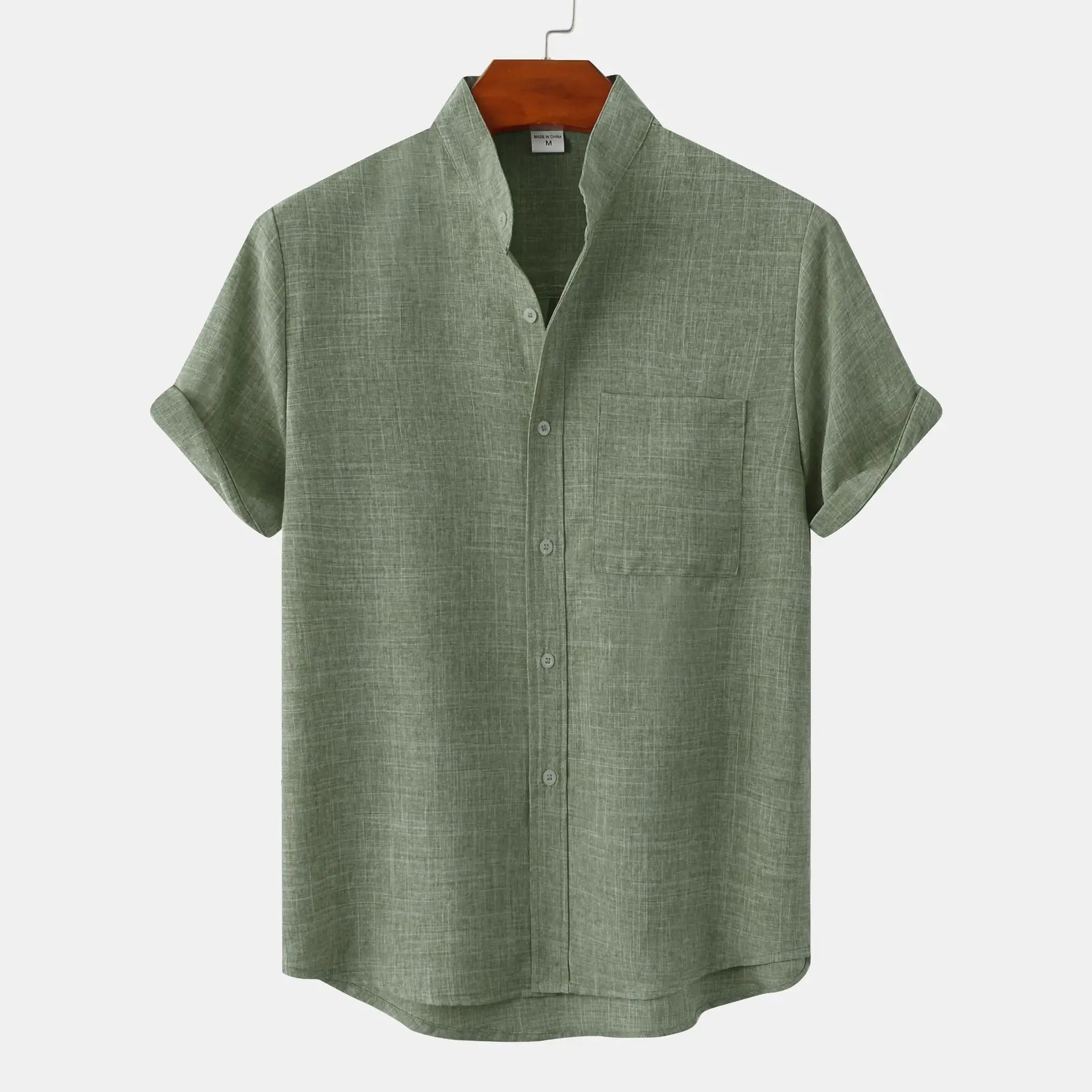 Chemise en lin soleil pour hommes